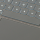 Typing on this keyboard is a dream, but the fabric starts to feel unpleasant after awhile.